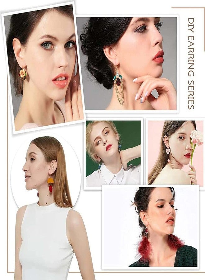 DIY Crafts 700 Gram, Chrome Gold, Earring Hooks for Jewelry Making - Earring Making Kit - Earring Hook Earring Kit for Making Earrings Mixed Combo Sizes/Unsorte (700 Gram, Chrome Gold) - Image 5